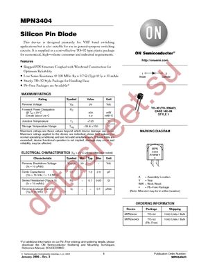 MPN3404G datasheet  